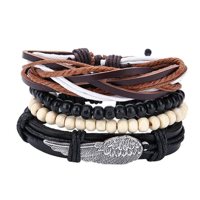 BEST BRACELETS & BANGLES MEN'S LEATHER 2019 FOR BOYFRIEND GIRLFRIEND GIFT - FREE SHIPPING